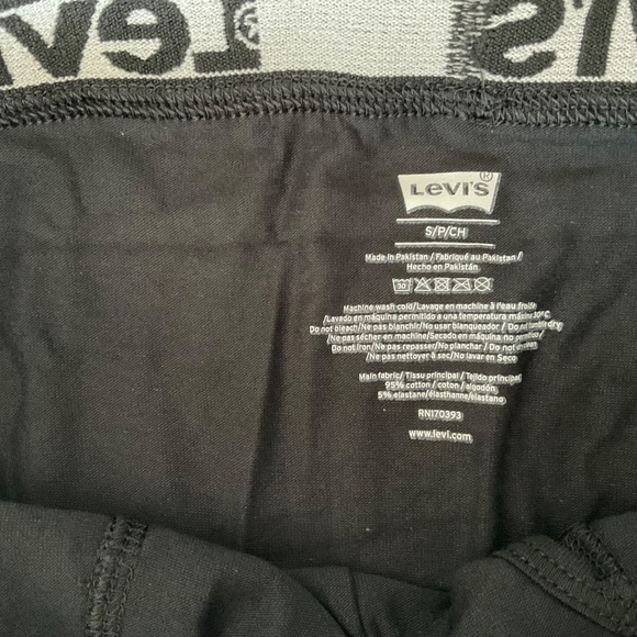 Men’s Levi’s black small underwear new. 3 pair - Picture 8 of 8
